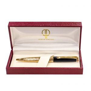 Ballpoint Pen Black & Gold Design