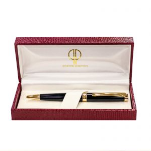 Ballpoint Pen Black with Gold Trim